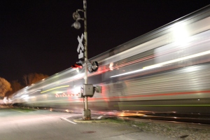 Night Train in Ashland Virginia