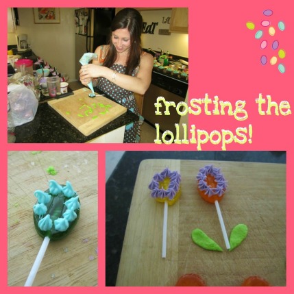 Flower lollipops